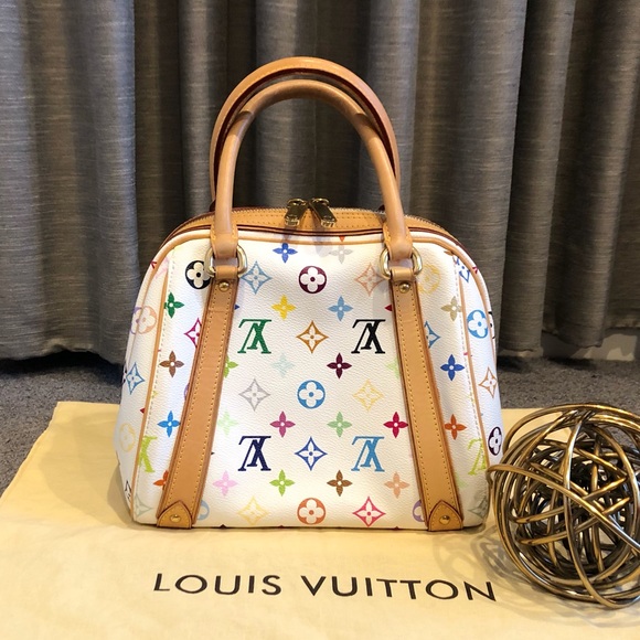 LOUIS VUITTON
White Multicolore Priscilla Bag - Picture 2 of 9